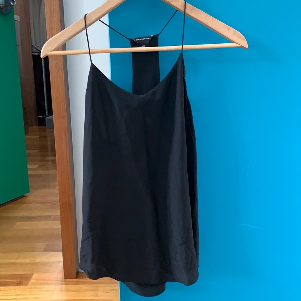black camisole